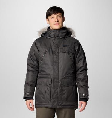Men's Barlow Pass TurboDown II Waterproof Down Jacket, Color: Black, image 1