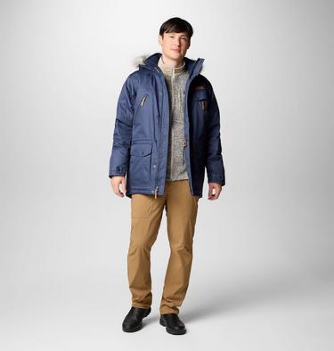 Men's Barlow Pass TurboDown II Waterproof Down Jacket, Color: Collegiate Navy, image 7