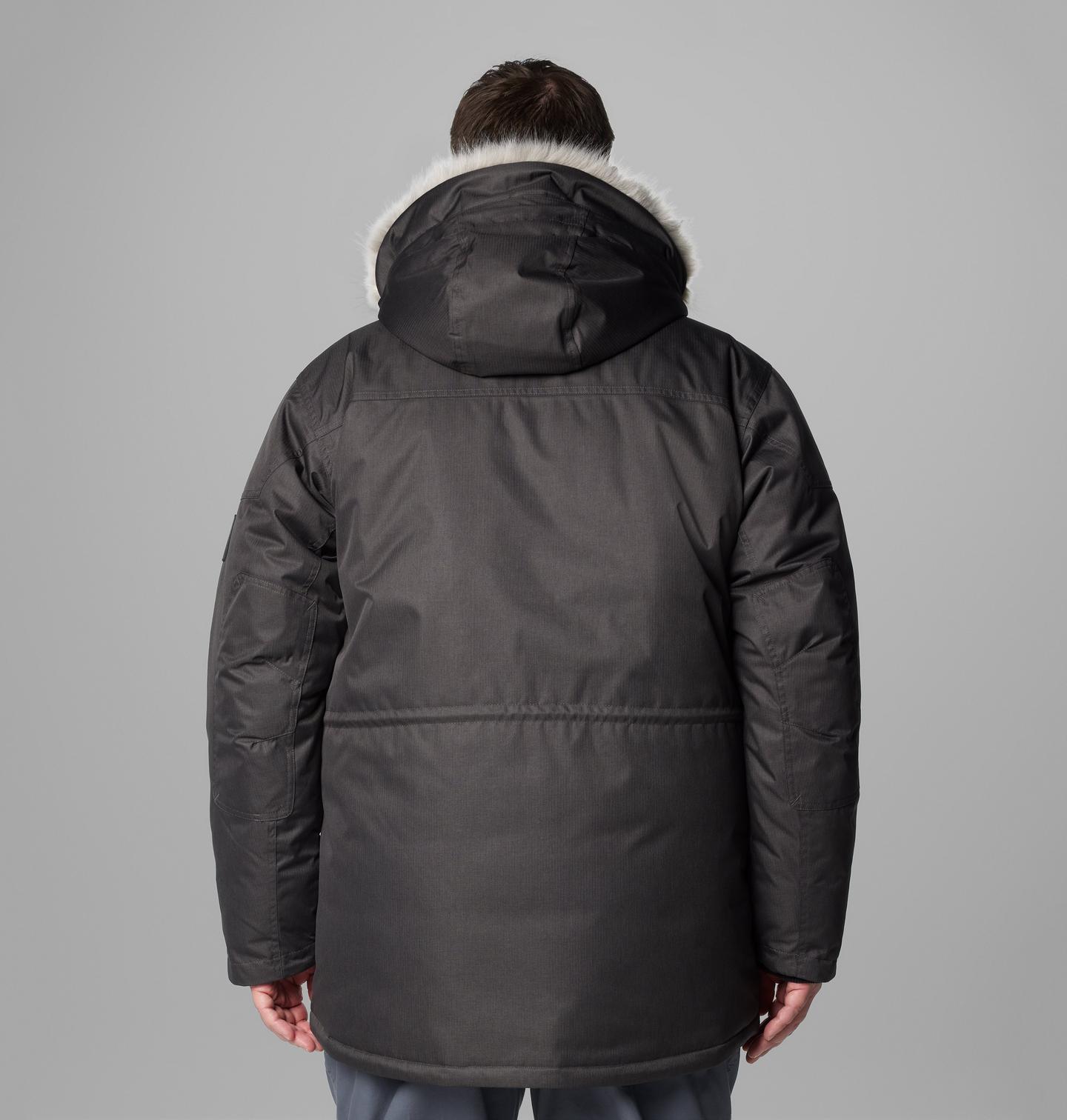 Мужская куртка Columbia Barlow Pass TurboDown II Jacket - Big, цвет: Чёрный — фото 2
