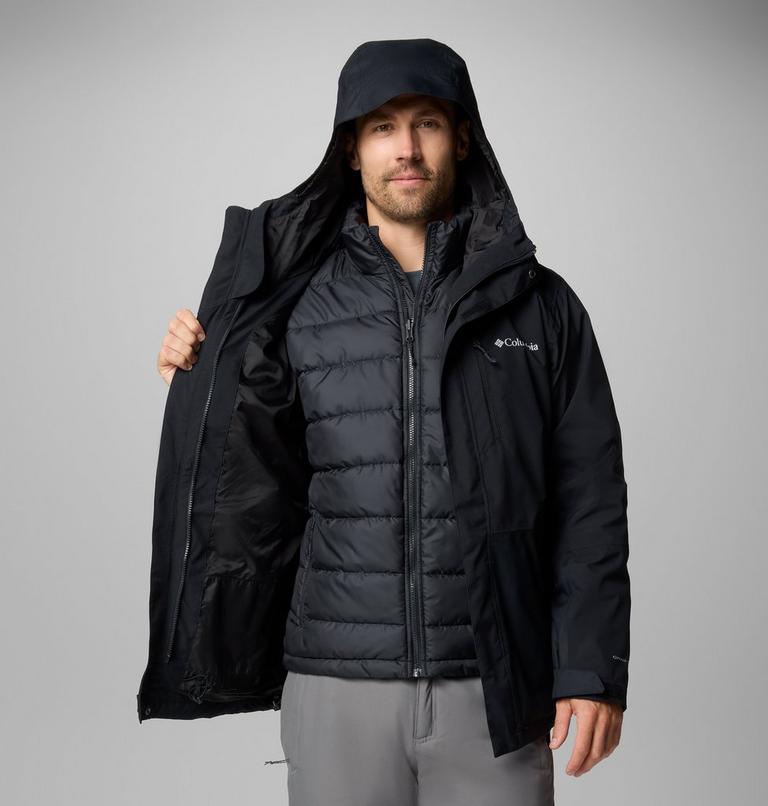 Men's Snow Glide II Interchange Jacket, Color: Black, image 9