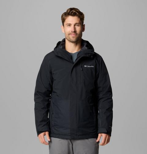 Мужская куртка Columbia Snow Glide II Interchange Jacket - Tall, цвет: Чёрный