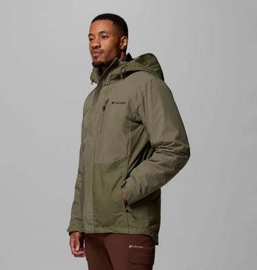 Giacca 3 in 1 imbottita e impermeabile Snow Glide II da uomo, Color: Stone Green, image 8