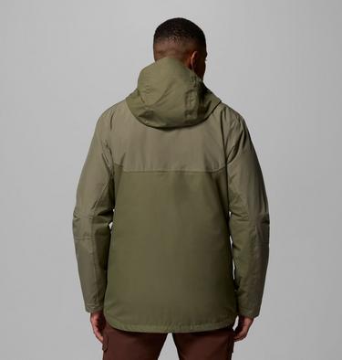 Giacca 3 in 1 imbottita e impermeabile Snow Glide II da uomo, Color: Stone Green, image 7