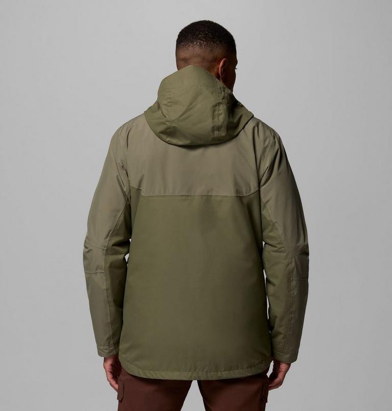 Men's Snow Glide II Interchange Jacket, Color: Stone Green, image 3