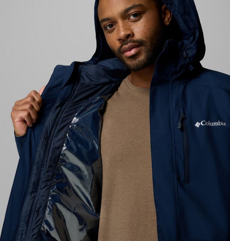 Men's Snow Glide II Interchange Jacket, Color: Collegiate Navy, image 13