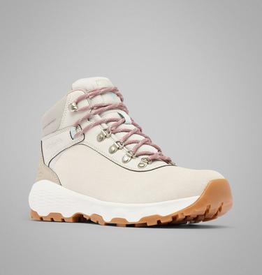 Women's Newton Wander Waterproof Walking Boot, Color: Cloud Grey, Cool Green, image 3