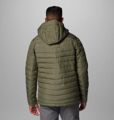 Men's Slope Edge II Hooded Insulated Jacket, Color: Stone Green, image 10