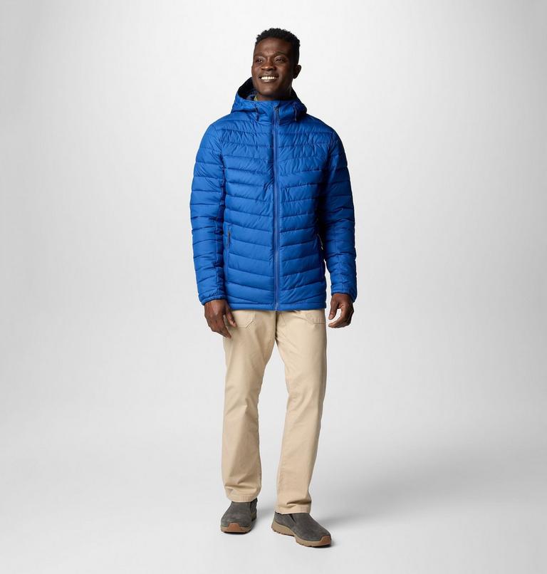 Men's Slope Edge II Hooded Jacket, Color: Mountain Blue, image 3