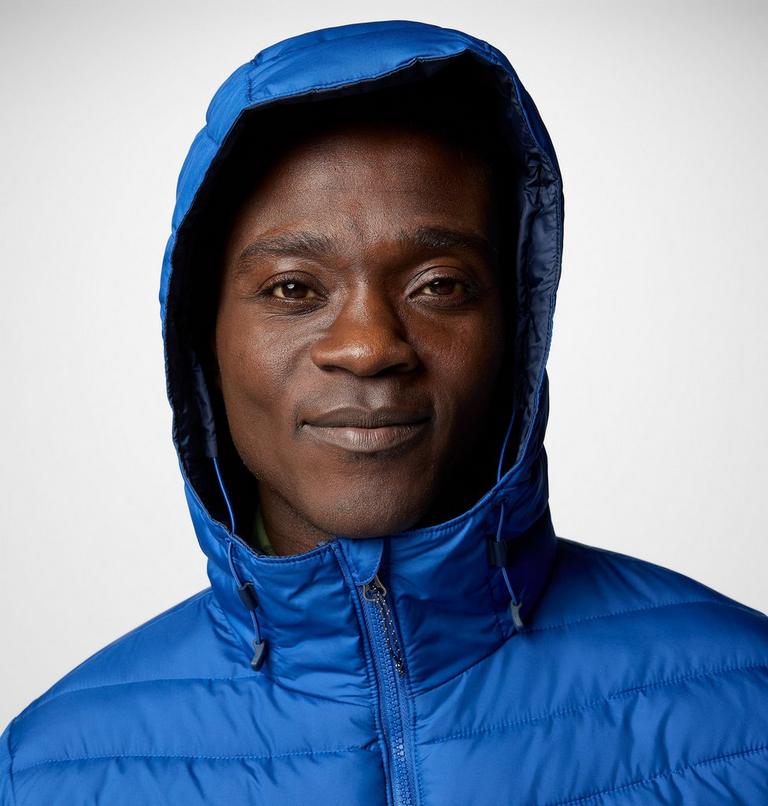 Men's Slope Edge II Hooded Jacket, Color: Mountain Blue, image 5