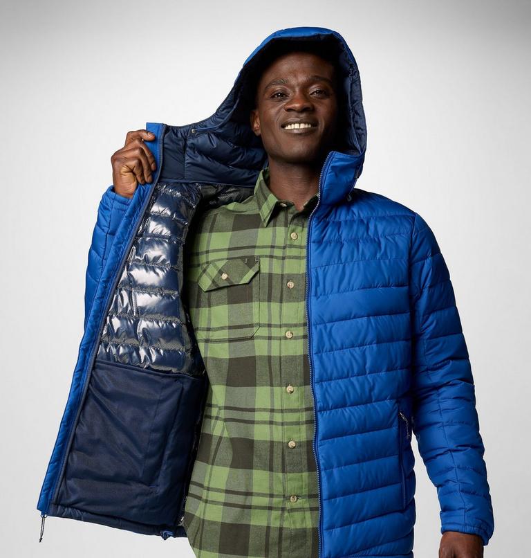 Men's Slope Edge II Hooded Jacket, Color: Mountain Blue, image 6