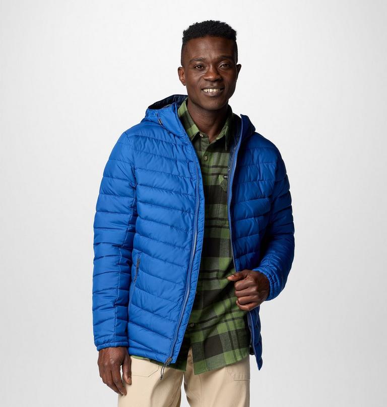 Men's Slope Edge II Hooded Jacket, Color: Mountain Blue, image 1