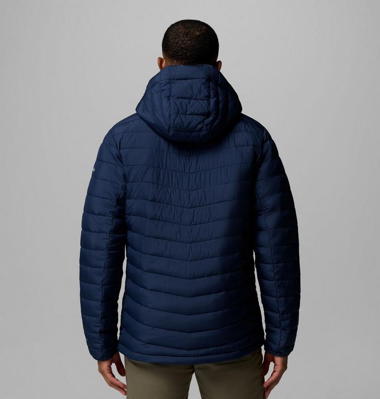 Men's Slope Edge II Hooded Insulated Jacket, Color: Collegiate Navy, image 3