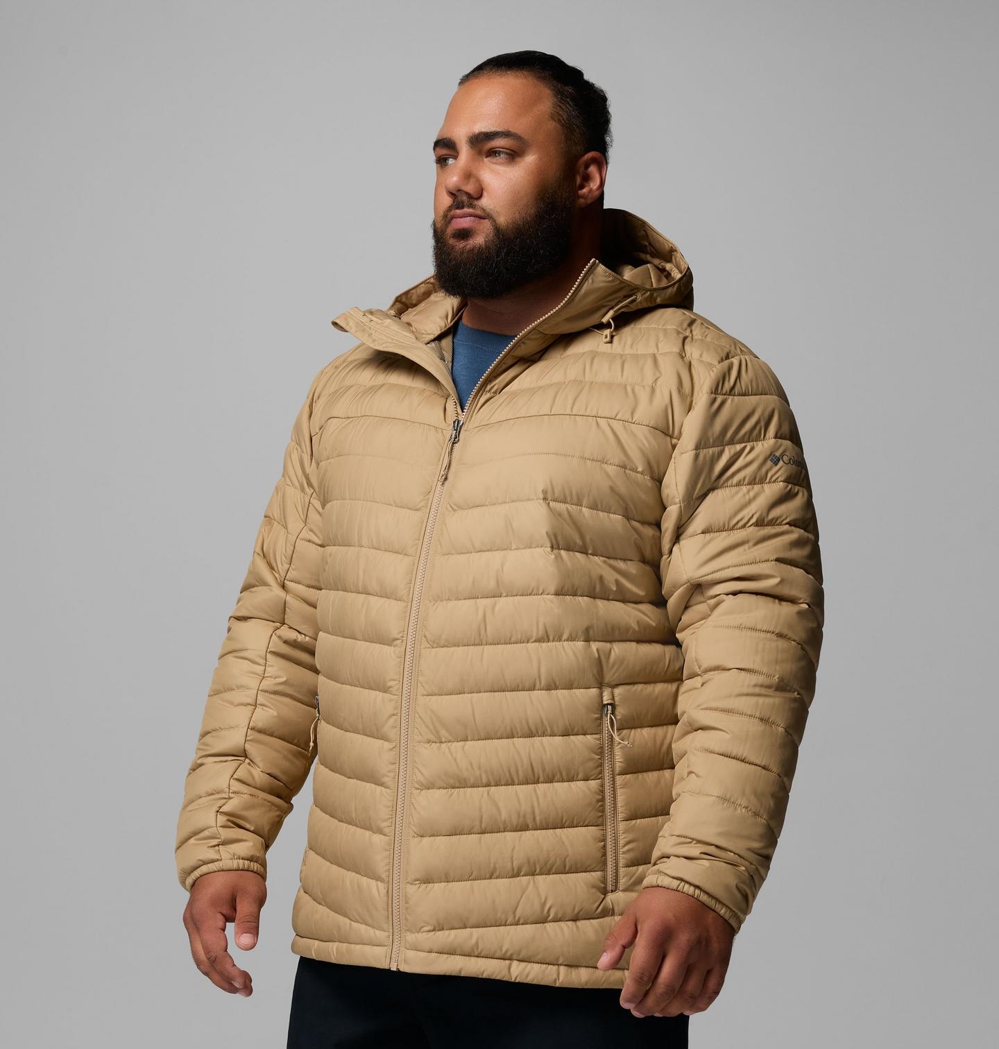 Мужская куртка Columbia Slope Edge II Hooded Jacket - Big, цвет: Пляжный — фото 3