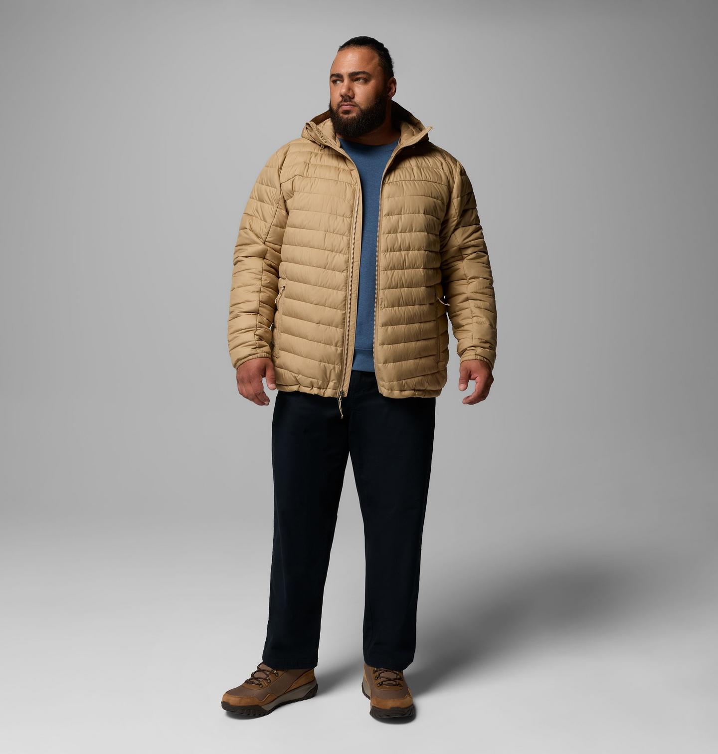 Мужская куртка Columbia Slope Edge II Hooded Jacket - Big, цвет: Пляжный — фото 2