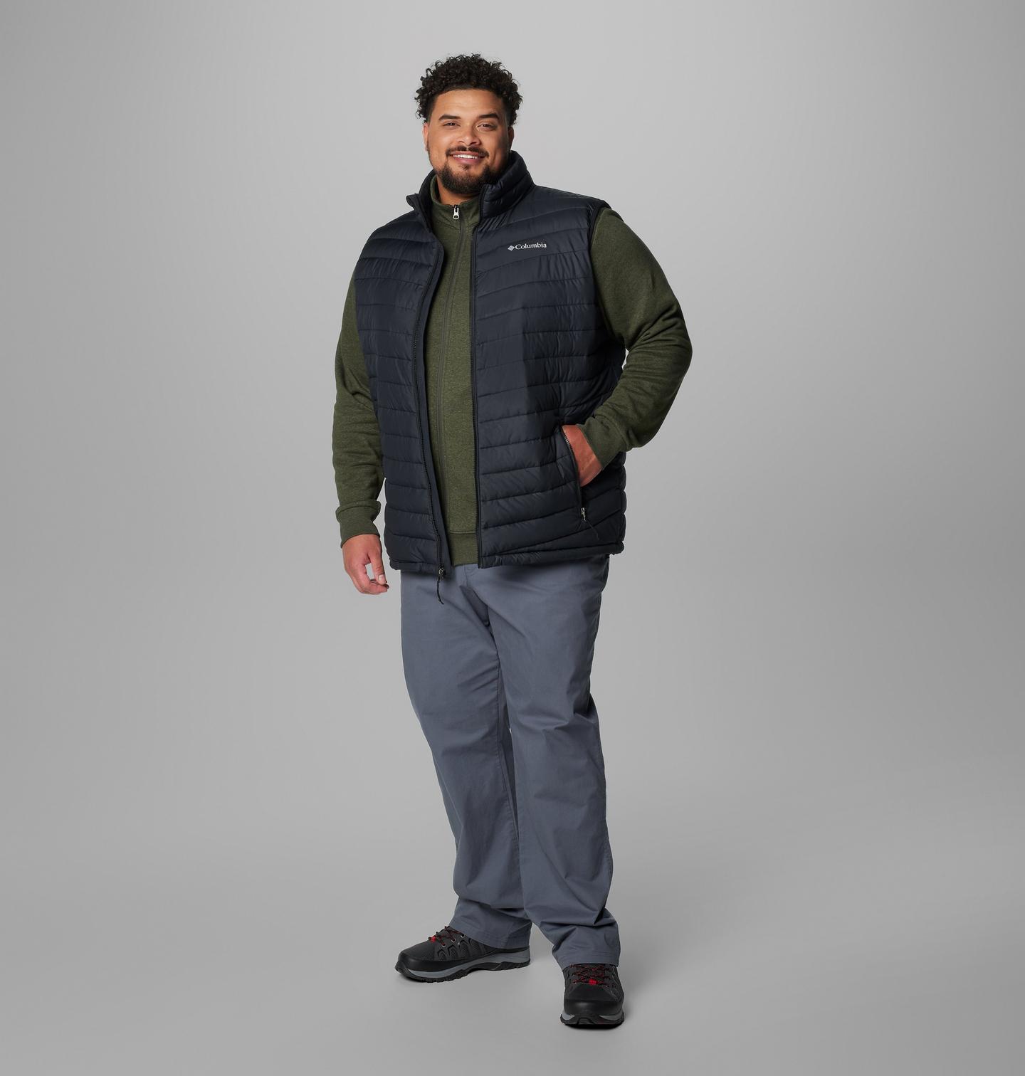 Мужской жилет Columbia Slope Edge II Vest - Big, цвет: Чёрный — фото 3