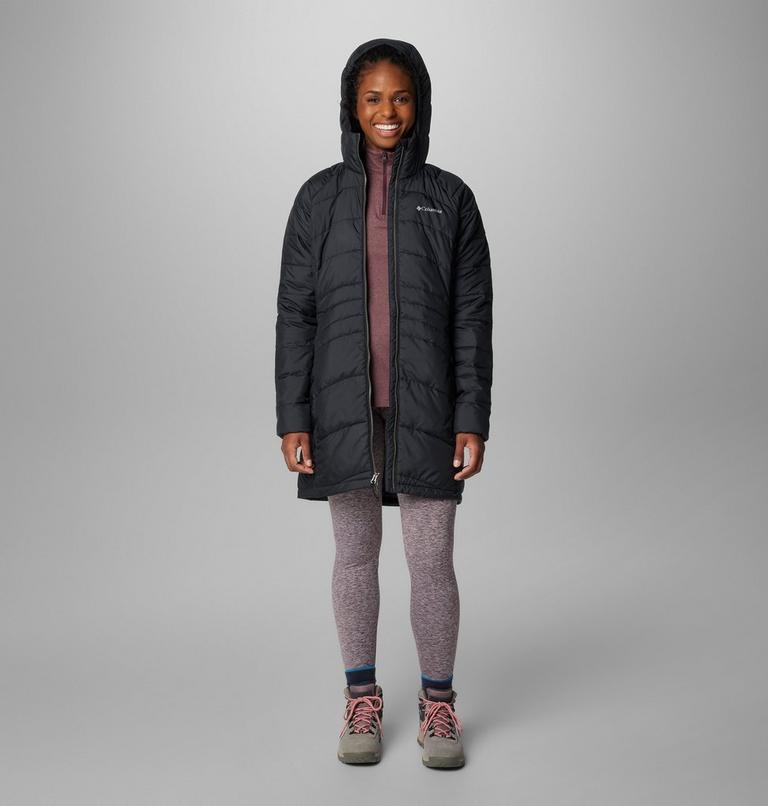 Chaqueta aislante larga con capucha Karis Gale II para mujer, Color: Black, image 3