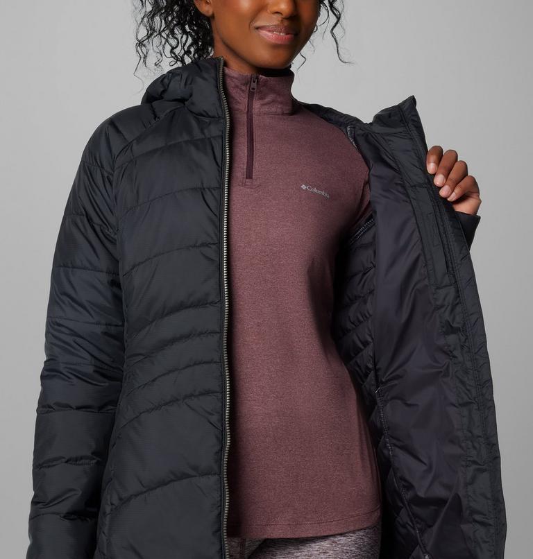 Chaqueta aislante larga con capucha Karis Gale II para mujer, Color: Black, image 6