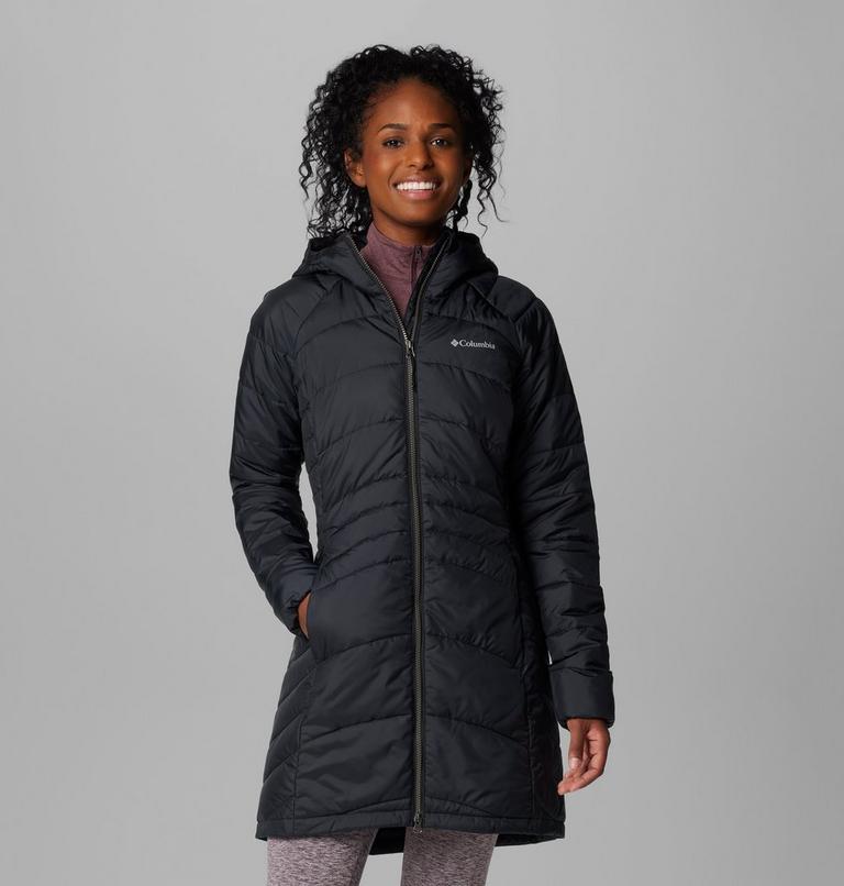 Chaqueta aislante larga con capucha Karis Gale II para mujer, Color: Black, image 1