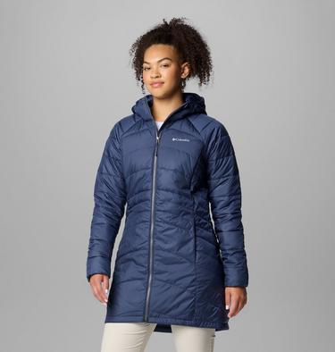 Women's Karis Gale II Long Insulated Hooded Jacket, Color: Nocturnal, image 4