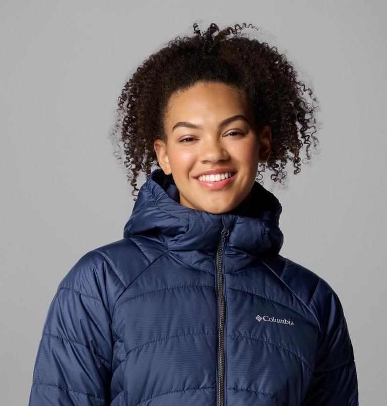Chaqueta aislante larga con capucha Karis Gale II para mujer, Color: Nocturnal, image 5