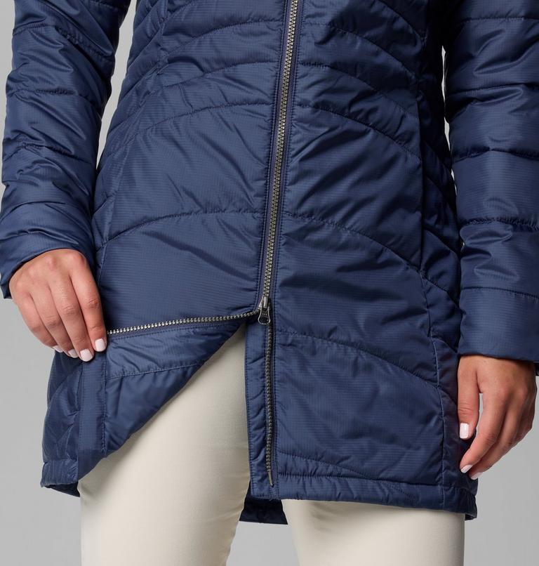 Chaqueta aislante larga con capucha Karis Gale II para mujer, Color: Nocturnal, image 7
