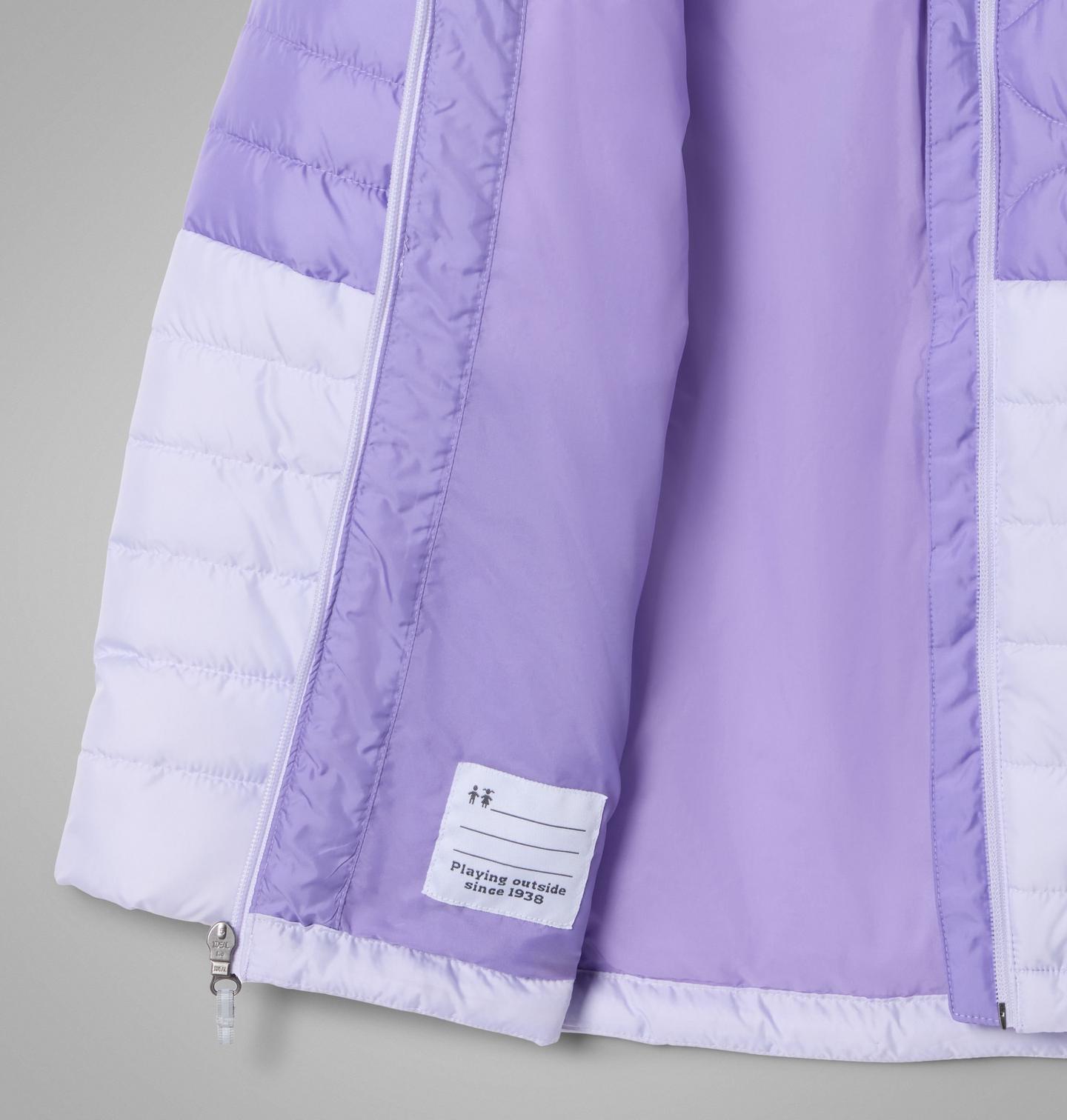 Куртка Columbia Humphrey Hills II Puffer для девочек, цвет: Фиолетовый — фото 3