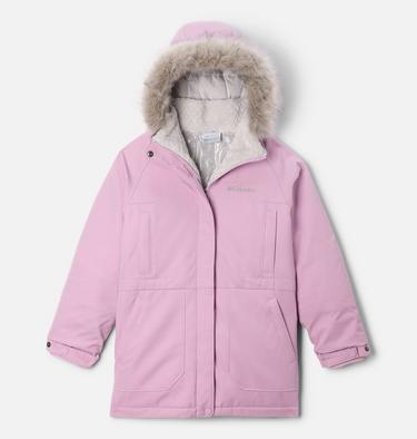 Girls' Boundary Bay Down Waterproof Parka, Color: Aura, image 1
