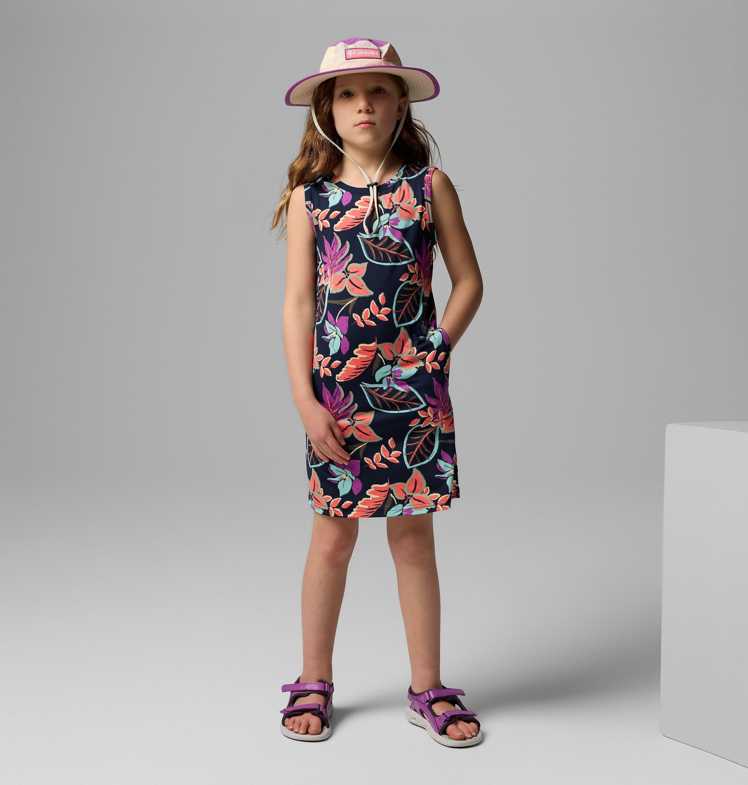 Girls' Chill River Printed Dress 5