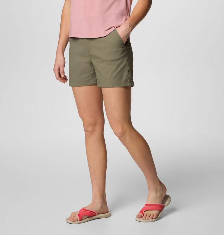 Women's Leslie Falls Shorts II, Color: Stone Green, image 3