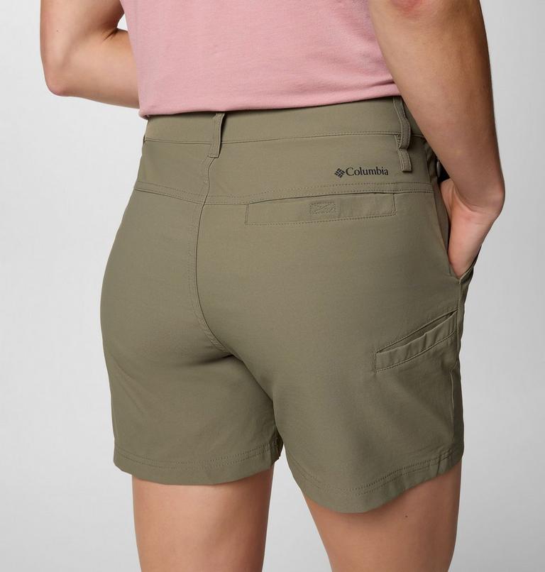 Women's Leslie Falls Shorts II, Color: Stone Green, image 5