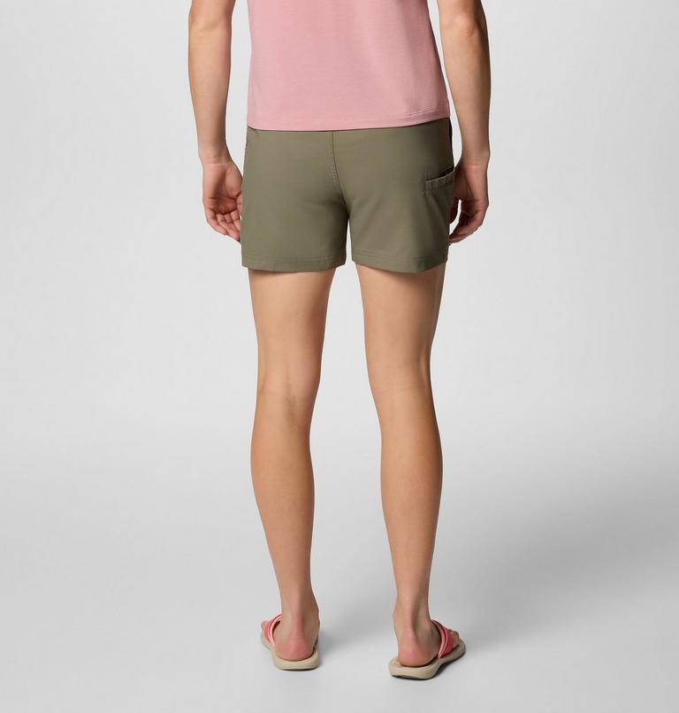 Women's Leslie Falls Shorts II, Color: Stone Green, image 2