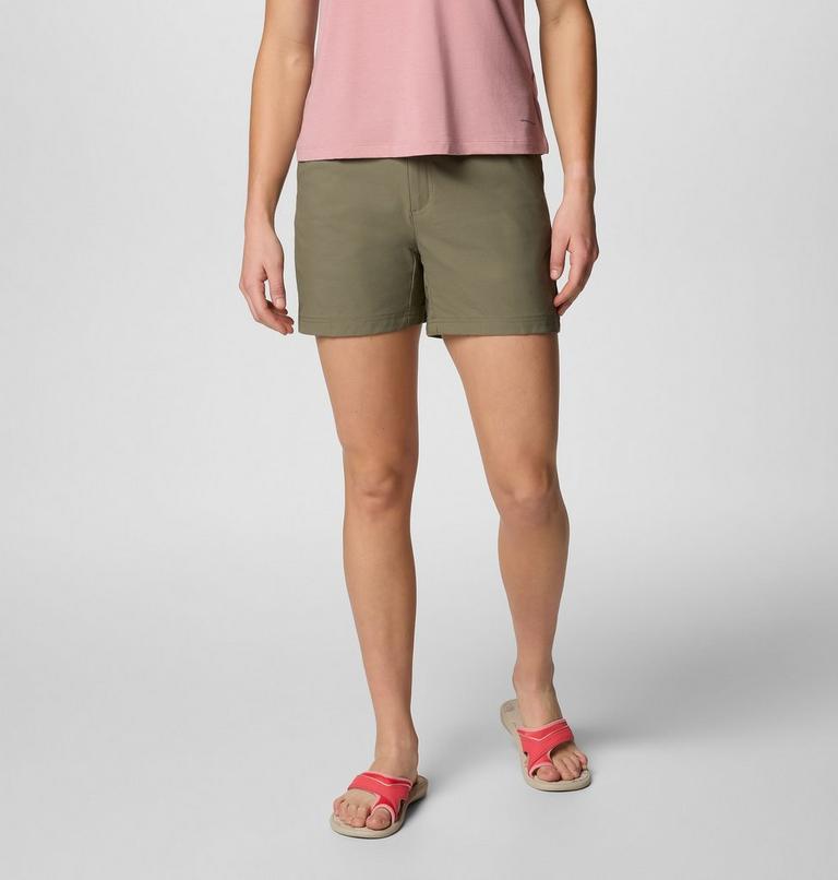 Women's Leslie Falls Shorts II, Color: Stone Green, image 1