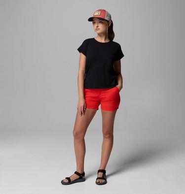 Columbia Women's Leslie Falls Hiking Shorts II, Color: Poppy Red, image 2