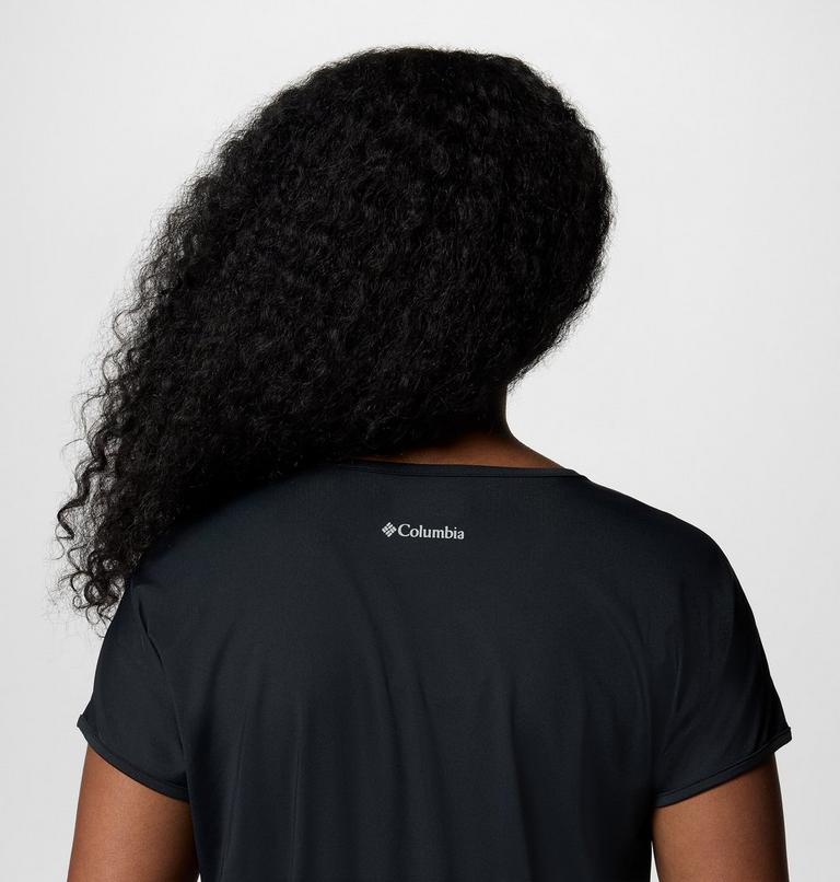 Women's Chill River Short Sleeve Technical Dress, Color: Black, image 5