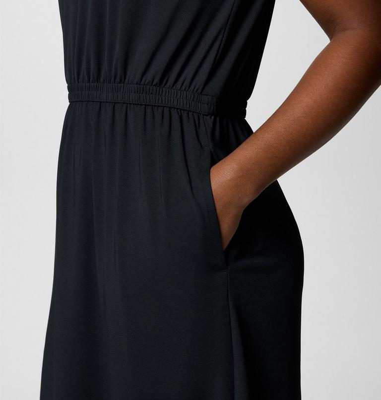 Women's Chill River Short Sleeve Technical Dress, Color: Black, image 6
