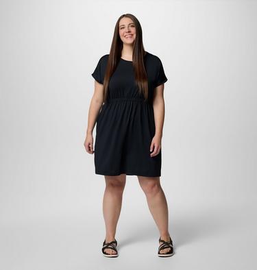 Women's Chill River Short Sleeve Dress - Plus Size, Color: Black, image 7