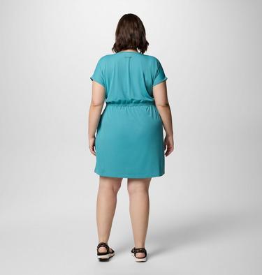 Women's Chill River Short Sleeve Dress - Plus Size, Color: Teal, image 6