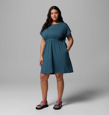 Femme Robe &agrave; manches courtes Chill River - Grandes tailles, Color: Everblue, image 1