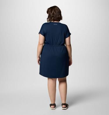 Women's Chill River Short Sleeve Dress - Plus Size, Color: Collegiate Navy, image 4
