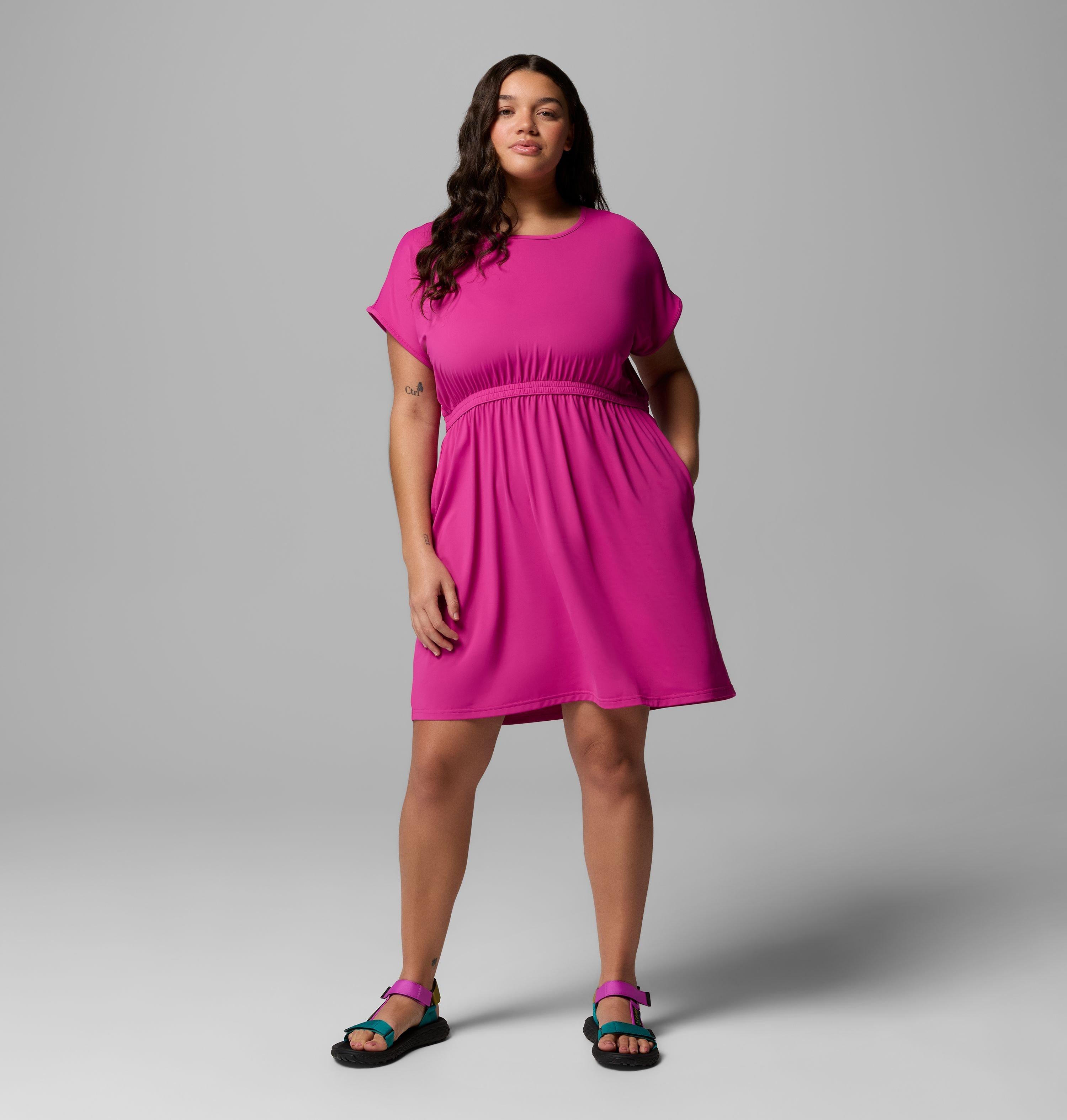 Women's Chill River Short Sleeve Dress - Plus Size 2