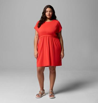 Femme Robe &agrave; manches courtes Chill River - Grandes tailles, Color: Poppy Red, image 3