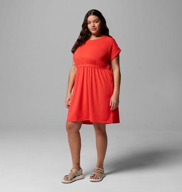 Femme Robe &agrave; manches courtes Chill River - Grandes tailles, Color: Poppy Red, image 4