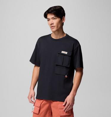 Unisex Cove Beach Pocket T-Shirt, Color: Black, image 7