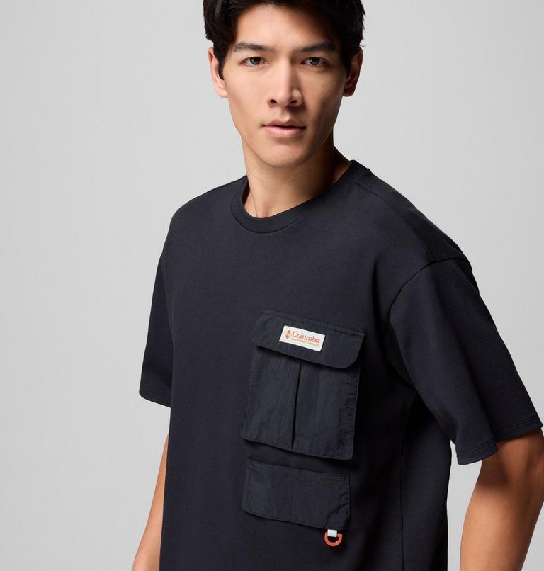 Camiseta con bolsillo unisex Cove Beach, Color: Black, image 4