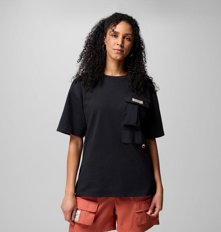 Camiseta con bolsillo unisex Cove Beach, Color: Black, image 5