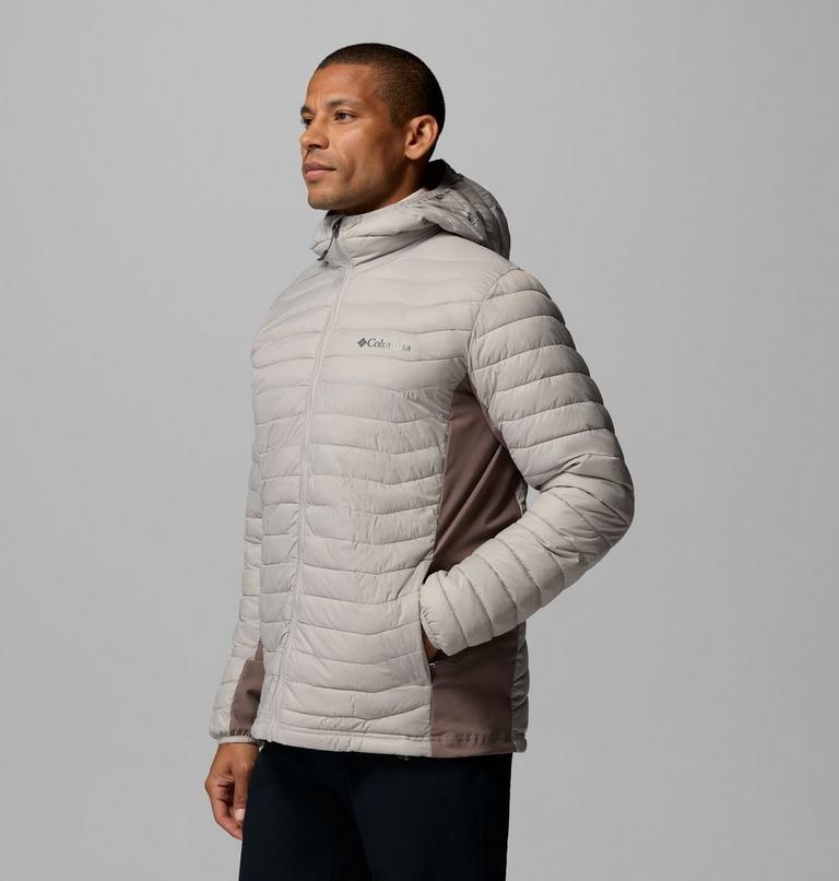 Powder Pass Hybrid Hooded Jacket, Color: Flint Grey, Iron, image 4