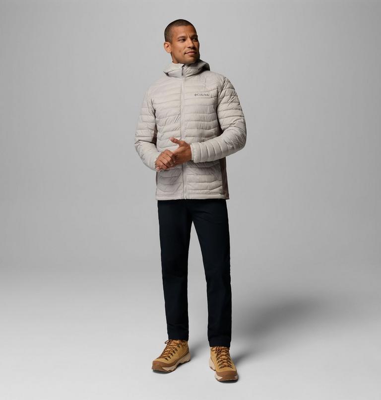 Powder Pass Hybrid Hooded Jacket, Color: Flint Grey, Iron, image 2