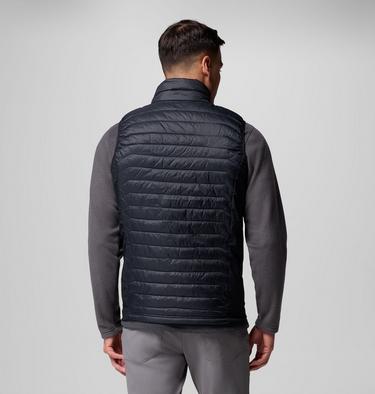 Men's Powder Pass Hybrid Puffer Gilet, Color: Black, image 7