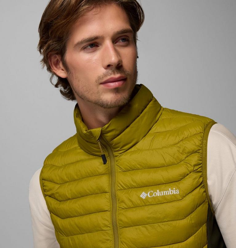 Powder Pass Hybrid Puffer-Weste f&uuml;r M&auml;nner, Color: Mossy Green, Greenscape, image 6