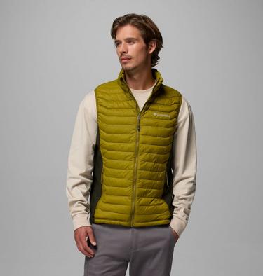 Powder Pass Hybrid Puffer-Weste f&uuml;r M&auml;nner, Color: Mossy Green, Greenscape, image 3